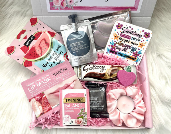Pamper gift box for her, Birthday gift, Pamper hamper, Teacher, Self care gift, thinking of you. personalised letterbox Gift, self love gift