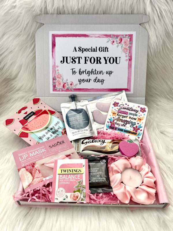 Pamper gift box for her, Birthday gift, Pamper hamper, Teacher, Self care gift, thinking of you. personalised letterbox Gift, self love gift